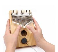 beginners kalimba 17-tone finger piano KALIMBA Kalimba thumb piano Nanzhu camphor wood musical instrument (Color : 2)
