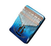 beginners kalimba 17-tone gradient blue kalimba peach core kalimba finger piano bright thumb piano portable musical instrument