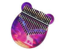 beginners kalimba 17-tone painted dream deer style beginner acrylic colorful kalimba finger piano