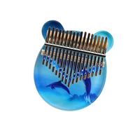 beginners kalimba 17-tone painted fantasy dolphin beginner acrylic colorful kalimba finger piano