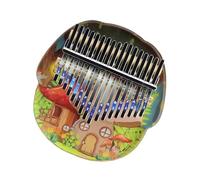 beginners kalimba 17 tone painted mushroom elf beginner acrylic colorful kalimba finger piano