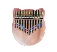 beginners kalimba 17-tone transparent kitten style beginners acrylic colorful kalimba finger piano