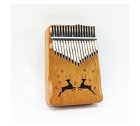 beginners kalimba 17-tone wood color flying deer style finger piano 17-tone beginner's musical instrument kalimba