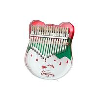 beginners kalimba 21/17 tone acrylic kalimba finger piano instrument kalimba professional chromatic kalimba thumb piano (Size : 17)