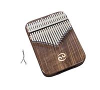 beginners kalimba 21-tone entry-level musical instrument thumb piano box musical instrument black walnut kalimba constellation pattern