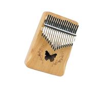 beginners kalimba 21 tone wood color butterfly style finger piano beginner musical instrument kalimba