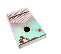 beginners kalimba 3D painted finger piano thumb piano 17-tone kalimba five-finger mini instrument for beginners