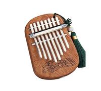 beginners kalimba 8-tone mahogany core all-veneer finger piano beginner's kalimba thumb piano portable entry-level instrument