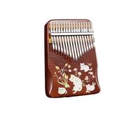 beginners kalimba Beginner's 17-tone bottom opening, novice easy to learn kalimba instrument playing thumb piano portable kalimbala