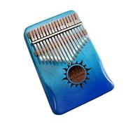 beginners kalimba Beginner's two-finger piano instrument thumb piano 17-tone kalimba (Color : 1)