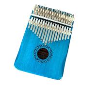 beginners kalimba Blue Professional Handguard Cute Instrument Kalimba Thumb Piano Finger 17-Tone Portable Instrument