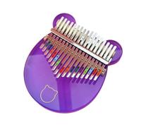 beginners kalimba Charming purple thumb piano kalimba 17-tone beginner acrylic colorful kalimba finger piano