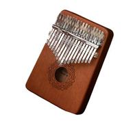 beginners kalimba Chromatic 17-tone thumb piano Kalimba beginner's finger piano portable flower blooming retro color