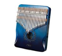 beginners kalimba Chromatic Gradient Blue Finger Kalimba Instrument 21-tone Kalimba Thumb Piano Mahogany Core