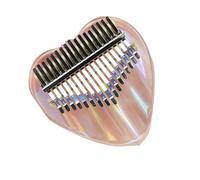 beginners kalimba Colorful love kalimba 17-tone acrylic thumb piano for beginners portable and easy to learn kalimba finger piano