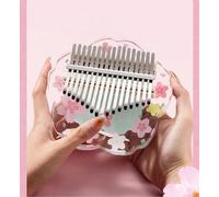 beginners kalimba Finger Piano Portable Thumb Piano Mini Kalimba 17 Keys/21 Keys Exquisite Marimba Musical Plate Instrument (Size : 21)