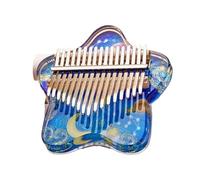 Beginners Kalimba Gift Thumb Piano 17 Tone Kalimba Thumb Piano Transparent Finger Piano Kalimba Musical Instrument