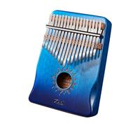 beginners kalimba Gradient blue bright color kalimba thumb piano 17 tone thumb piano kalimba finger piano