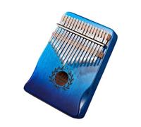 beginners kalimba Hand guard gradient blue mahogany kalimba finger piano bright thumb piano portable musical instrument kalimba 17-tone