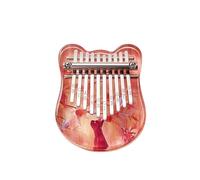 Beginners Kalimba Kalimba 10 Key Professional Thumb Piano Acrylic Kalimba Piano Musical Instrument(Red)
