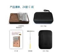 beginners kalimba Kalimba 17/24/34/41 Key C Key Finger Piano Tuning Hammer Pickup Professional Kalimba Portable Marimba Musical (Size : 24)