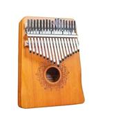 beginners kalimba Kalimba 17 Key Thumb Wooden Piano Instrument Professional Thumb Piano Finger Chromatic Cute Instrument Portable Marimba (Color : Beige)
