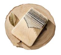Beginners Kalimba Kalimba 17 Keys Instrument No Sound Hole Solid Wood Acacia Walnut Professional Kalimba Rosewood Musical For Beginner(Maple)