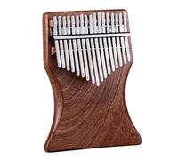 Beginners Kalimba Kalimba 17 Keys Instrument No Sound Hole Solid Wood Acacia Walnut Professional Kalimba Rosewood Musical For Beginner(Sapele)