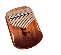 Beginners Kalimba Kalimba 17-note Beginner Two-finger Instrument Gradient Ancient Coffee 17-note Rounded Corner Hand Guard