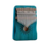 beginners kalimba Kalimba musical instrument all wood maple suitable for beginners professional piano adult 17 keys with sound hole (Color : 4)