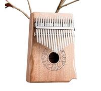beginners kalimba Kalimba professional finger piano all solid wood veneer mahogany kalimba musical instrument Kalimba 17 key professional (Size : 21)