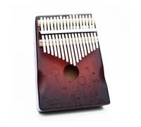beginners kalimba Kalimba Solid Mahogany Portable Instrument 17 Key Thumb Piano (Color : 1)