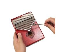 beginners kalimba Mahogany 17-key/21-key wooden finger piano portable mini kalimba thumb piano marimba music plate instrument (Size : 17)
