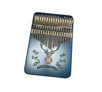 beginners kalimba Mahogany Heart 17-key Thumb Piano Love Instrument Professional Portable Beginner Thumb Piano Chromatic Scale (Color : 3)