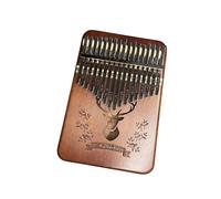 beginners kalimba Mahogany Heart 17-key Thumb Piano Love Instrument Professional Portable Beginner Thumb Piano Chromatic Scale (Color : 4)