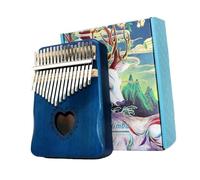 beginners kalimba Mahogany Heart 17-key Thumb Piano Love Instrument Professional Portable Beginner Thumb Piano Chromatic Scale (Color : 5)