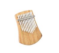 Beginners Kalimba Plate-Type 10/15 Key Full Veneer Natural Camphor Wood With Tuning Hammer Portable Thumb Piano Keyboard Instruments(10 S)