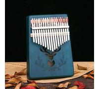 beginners kalimba Portable 17 Key Kalimba Thumb Piano Wooden Piano Instrument for Beginners (Color : 1)