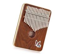 beginners kalimba Red sandalwood simple and easy-to-learn entry-level musical instrument thumb piano kalimba 17-tone finger piano