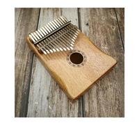 beginners kalimba Solid pine mahogany cute musical instrument chromatic piano portable marimba mini thumb instrument limba 17 keys (Color : 2)