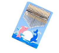 beginners kalimba Solid wood painted thumb piano finger piano playing simple musical instrument 17 tone kalimba
