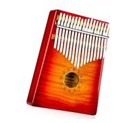 beginners kalimba Sun-colored tiger pattern maple kalimba thumb piano 17-tone finger piano portable musical instrument