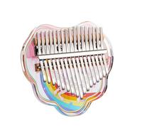 beginners kalimba Two-finger piano acrylic kalimba thumb piano 17-tone kalimba piano finger piano (Color : 1)