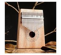 beginners kalimba Veneer Mahogany Chromatic Piano Instrument Limba Cute Instrument Portable Marimba Mini Thumb (Color : 2)