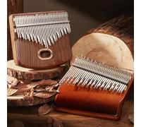 beginners kalimba Veneer thumb piano instrument beech wood veneer finger chromatic scale cute musical instrument portable piano kalimba (Color : 2)