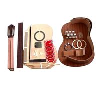 Beginners Learn How To Make Classical Guitar DIY Kit Solid Spruce Top Board+sapele Plywood Back Side Okoume Neck Guitar Making Materials(A)