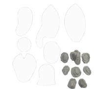 Beginners Patterns - Acrylic Elephant Templates - Easy Ruler Acrylic Tools For Accessories Decoration Adults Toys Cutting