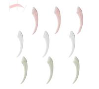Beginner's Safety Eyebrow Razor, Face Shaver and Facial Hair Removal Tool, Curved Eye Brow Razor Leaf Scissors with Comb, Shaping Tool for Eyebrows and Face Grooming for Women Men (colorful)