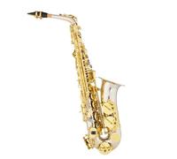 Beginners saxophone E Flat Alto Saxophone Wind Instrument White Copper Saxophone For Beginners To Play The Saxophone Instrument