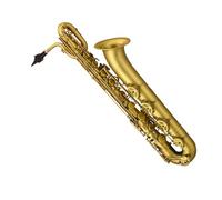 Beginners saxophone E-flat Baritone Saxophone Performance-grade Lacquered Gold-green Antique (Color : Green imitation antique)